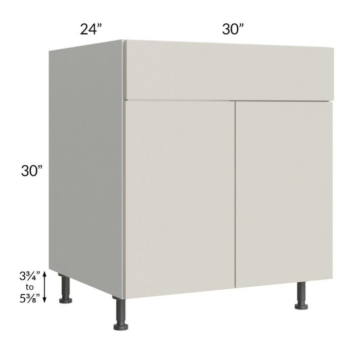 RTA Milan Beige Matte 30" Sink Base Cabinet