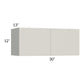 RTA Milan Beige Matte 30" x 12" Wall Cabinet