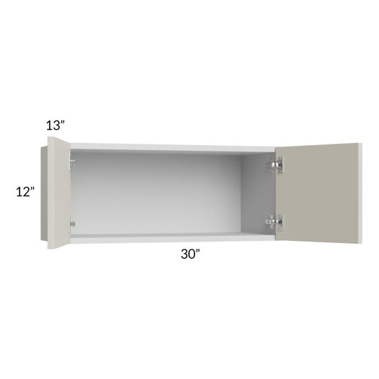 RTA Milan Beige Matte 30" x 12" Wall Cabinet