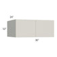 RTA Milan Beige Matte 30" x 12" x 24" Wall Cabinet