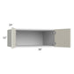 RTA Milan Beige Matte 30" x 12" x 24" Wall Cabinet with 2 Finished End Panels