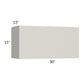 RTA Milan Beige Matte 30" x 15" Lift-Up Door Wall Cabinet with 2 Finished End Panels