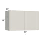 RTA Milan Beige Matte 30" x 18" Wall Cabinet