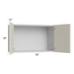 RTA Milan Beige Matte 30" x 18" Wall Cabinet with 2 Finished End Panels