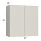 RTA Milan Beige Matte 30" x 30" Wall Cabinet with 2 Finished End Panels