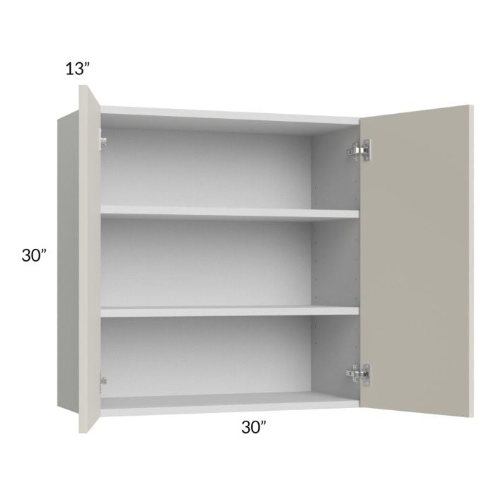 RTA Milan Beige Matte 30" x 30" Wall Cabinet