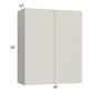 RTA Milan Beige Matte 30" x 36" Wall Cabinet