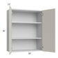 RTA Milan Beige Matte 30" x 36" Wall Cabinet