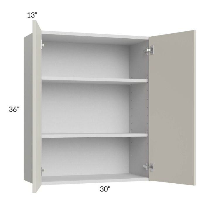 RTA Milan Beige Matte 30" x 36" Wall Cabinet
