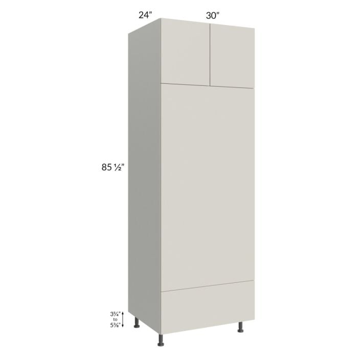 RTA Milan Beige Matte 30" x 90" Double Oven Cabinet