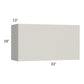 RTA Milan Beige Matte 33" Countertop Wall Appliance Cabinet with 2 Finished End Panels