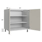 RTA Milan Beige Matte 33" Full Height Door Base Cabinet