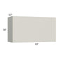 RTA Milan Beige Matte 33" x 18" Lift-Up Door Wall Cabinet