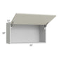 RTA Milan Beige Matte 33" x 18" Lift-Up Door Wall Cabinet