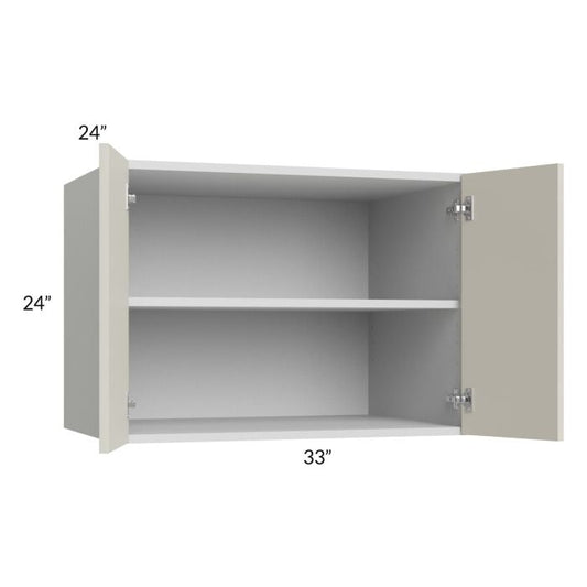 RTA Milan Beige Matte 33" x 24" x 24" Wall Cabinet