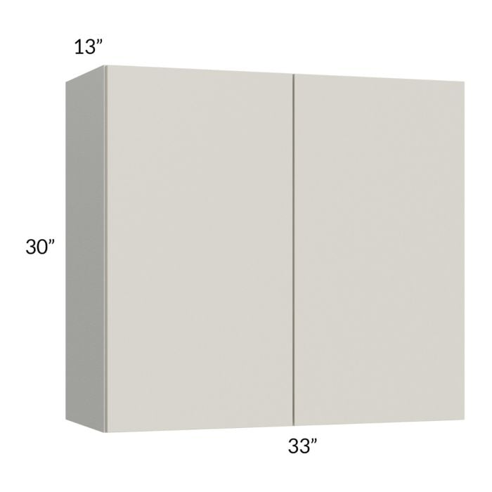 RTA Milan Beige Matte 33" x 30" Wall Cabinet