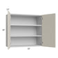 RTA Milan Beige Matte 33" x 30" Wall Cabinet with 2 Finished End Panels