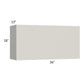 RTA Milan Beige Matte 36" Countertop Wall Appliance Cabinet
