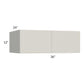 RTA Milan Beige Matte 36" x 12" x 24" Wall Cabinet