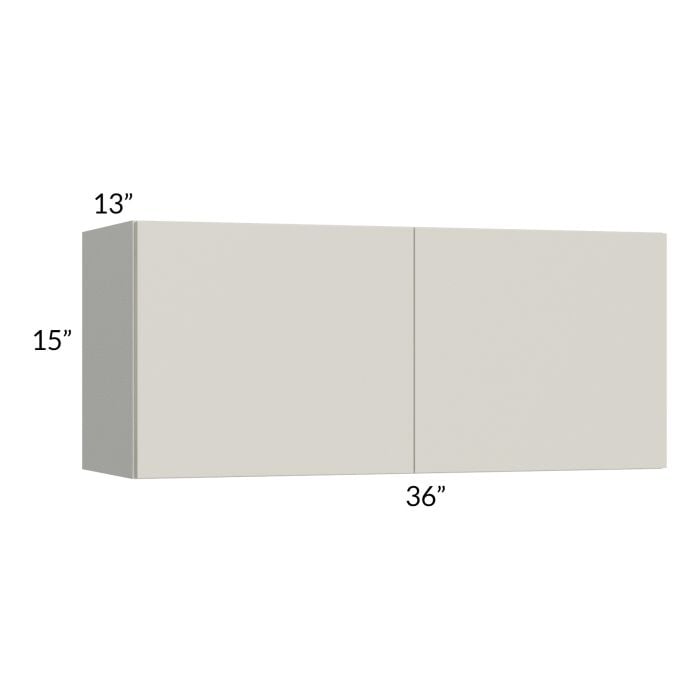 RTA Milan Beige Matte 36" x 15" Wall Cabinet
