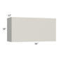 RTA Milan Beige Matte 36" x 18" Lift-Up Door Wall Cabinet with 2 Finished End Panels