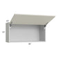 RTA Milan Beige Matte 36" x 18" Lift-Up Door Wall Cabinet