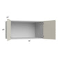 RTA Milan Beige Matte 36" x 18" x 24" Wall Cabinet with 1 Finished End Panel