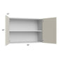 RTA Milan Beige Matte 36" x 24" Wall Cabinet with 2 Finished End Panels