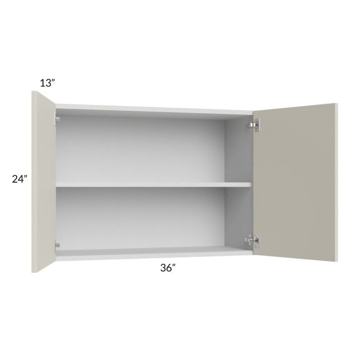 RTA Milan Beige Matte 36" x 24" Wall Cabinet