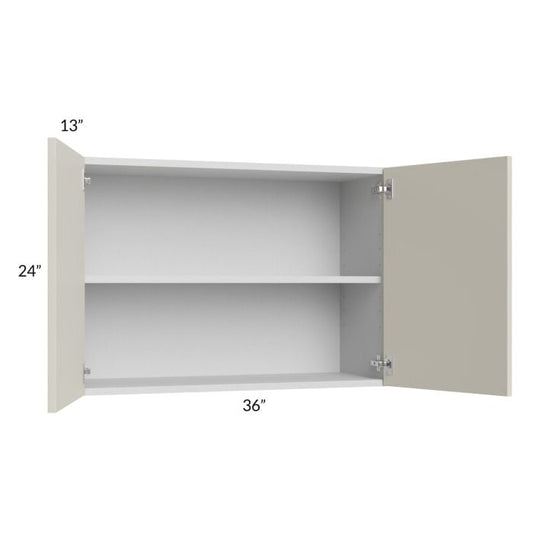 RTA Milan Beige Matte 36" x 24" Wall Cabinet