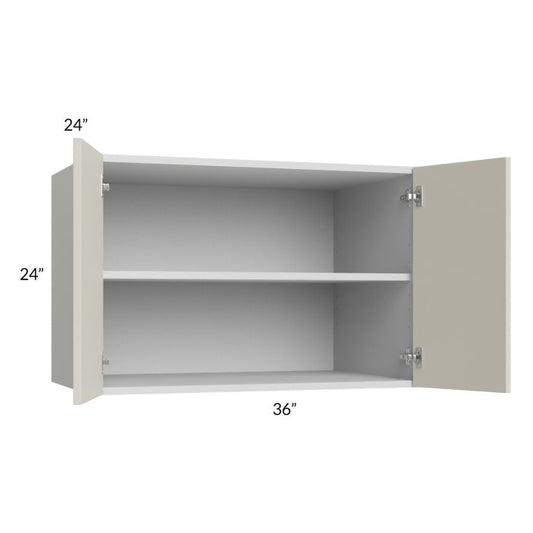 RTA Milan Beige Matte 36" x 24" x 24" Wall Cabinet
