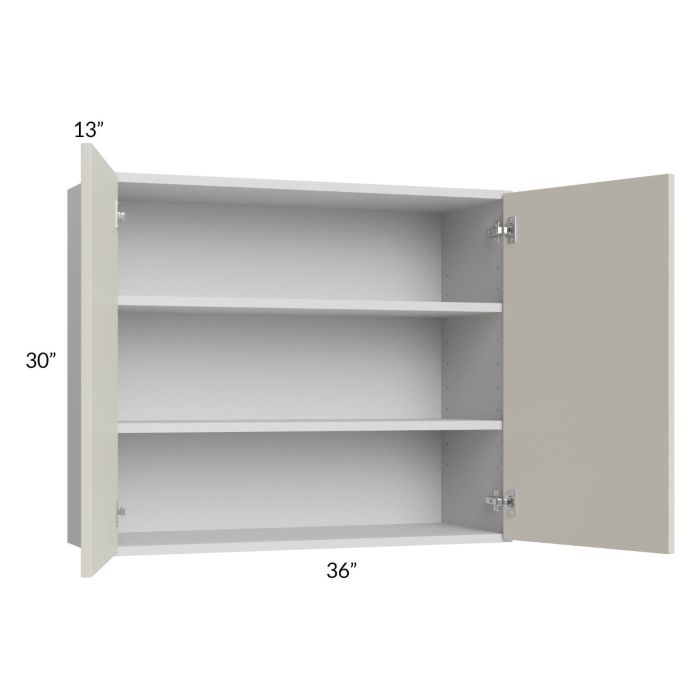 RTA Milan Beige Matte 36" x 30" Wall Cabinet