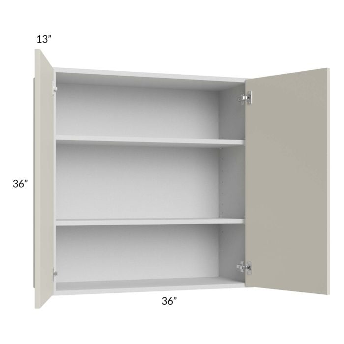 RTA Milan Beige Matte 36" x 36" Wall Cabinet