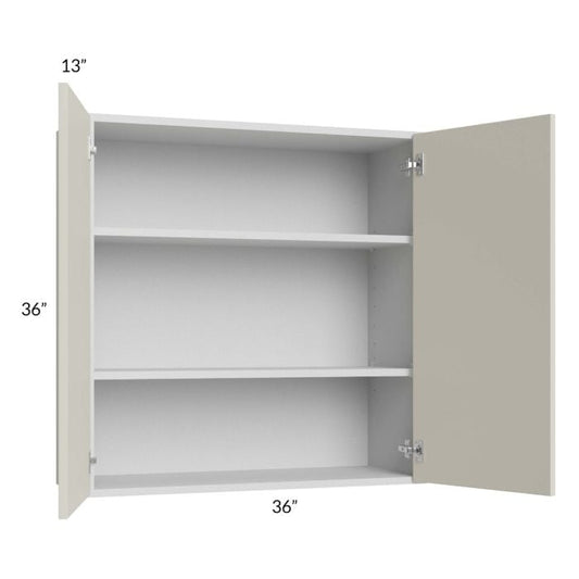 RTA Milan Beige Matte 36" x 36" Wall Cabinet