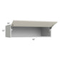 RTA Milan Beige Matte 42" x 12" x 24" Lift-Up Door Wall Cabinet