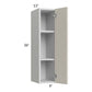 RTA Milan Beige Matte 9" x 36" Wall Cabinet-Right Hinged