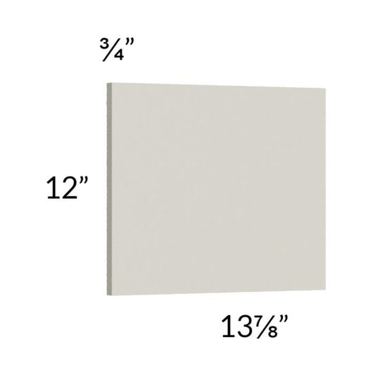 RTA Milan Beige Matte Wainscot 12" Wall Panel (for 13" deep cabinets)