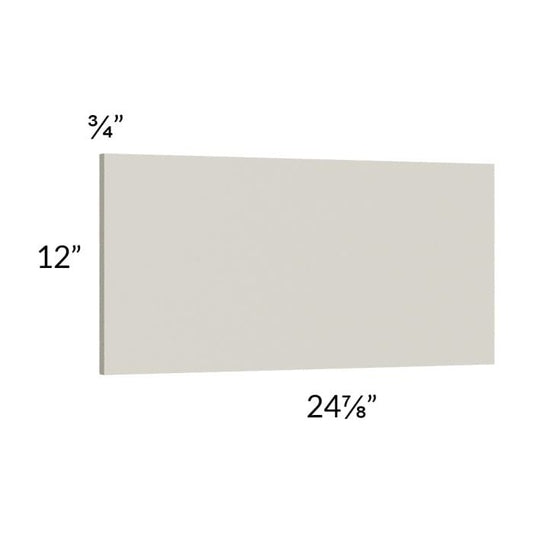 RTA Milan Beige Matte Wainscot 12" Wall Panel (for 24" deep cabinets)