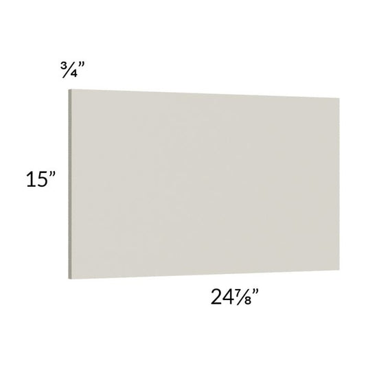 RTA Milan Beige Matte Wainscot 15" Wall Panel (for 24" deep cabinets)