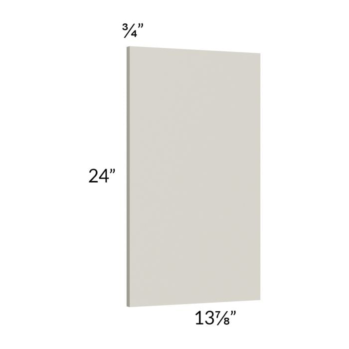 RTA Milan Beige Matte Wainscot 24" Wall Panel (for 13" deep cabinets)