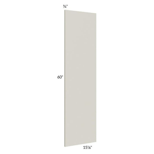 RTA Milan Beige Matte Wainscot 60" Wall Panel (for 15" deep cabinets)