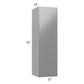 RTA Milan Grey Gloss 12" x 42" Wall Cabinet-Right Hinged