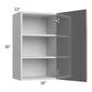 RTA Milan Grey Gloss 18" x 30" Wall Cabinet-Left Hinged