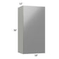 RTA Milan Grey Gloss 18" x 36" Wall Cabinet-Right Hinged with 1 Finished Side