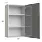 RTA Milan Grey Gloss 21" x 36" Wall Cabinet-Right Hinged
