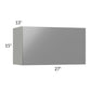 RTA Milan Grey Gloss 27" x 15" Lift-Up Door Wall Cabinet