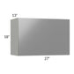 RTA Milan Grey Gloss 27" x 18" Lift-Up Door Wall Cabinet with 2 Finished Sides