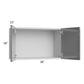 RTA Milan Grey Gloss 30" x 18" Wall Cabinet