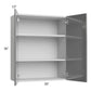 RTA Milan Grey Gloss 30" x 36" Wall Cabinet