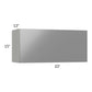 RTA Milan Grey Gloss 33" x 15" Lift-Up Door Wall Cabinet